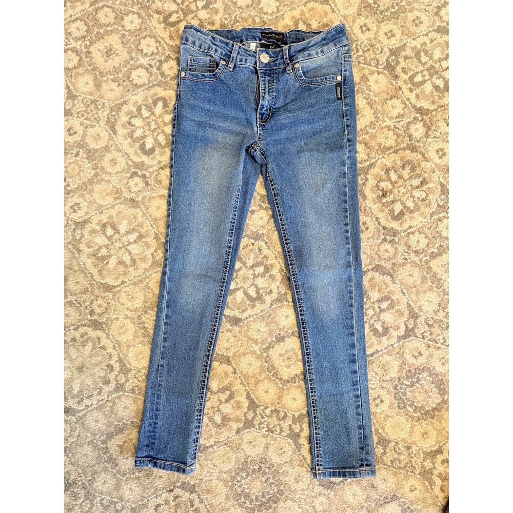 Silver Jeans Co Amy Skinny Jeans Girls Size 10 Medium Wash Stretch Denim Youth